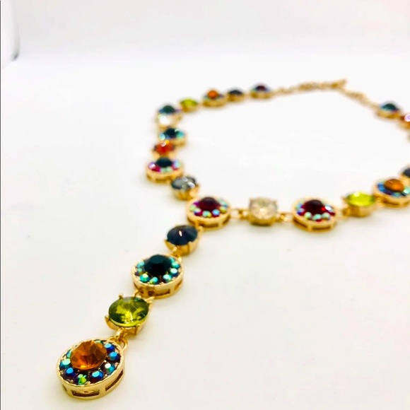 Vintage Crystal Rhinestone Necklace - Picture 6 of 12